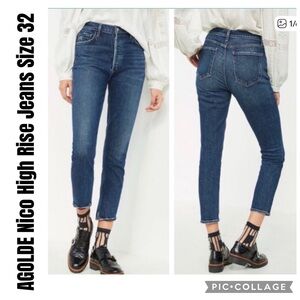 AGOLDE Nico High Rise Jeans Size 32
